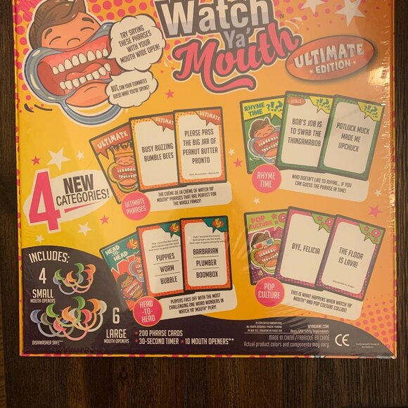 Board Game Watch Ya' Mouth Ultimate Edition (Unopened Box) - Picture 2 of 4